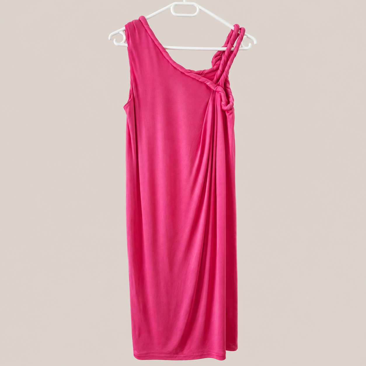 Pink Bodycon Dress - Size 32 - Image 3