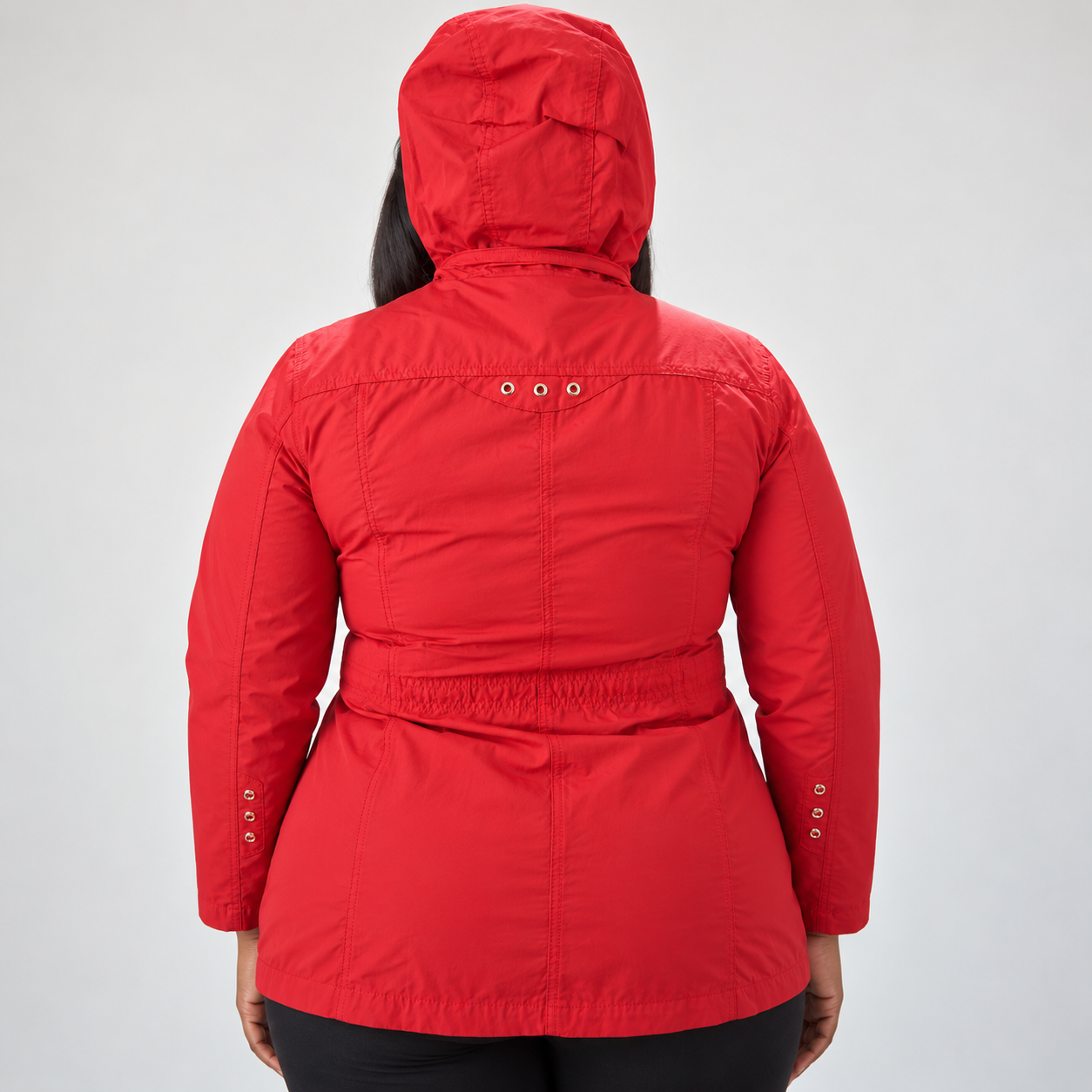 Red Hooded Jacket - Size 40 - Image 3