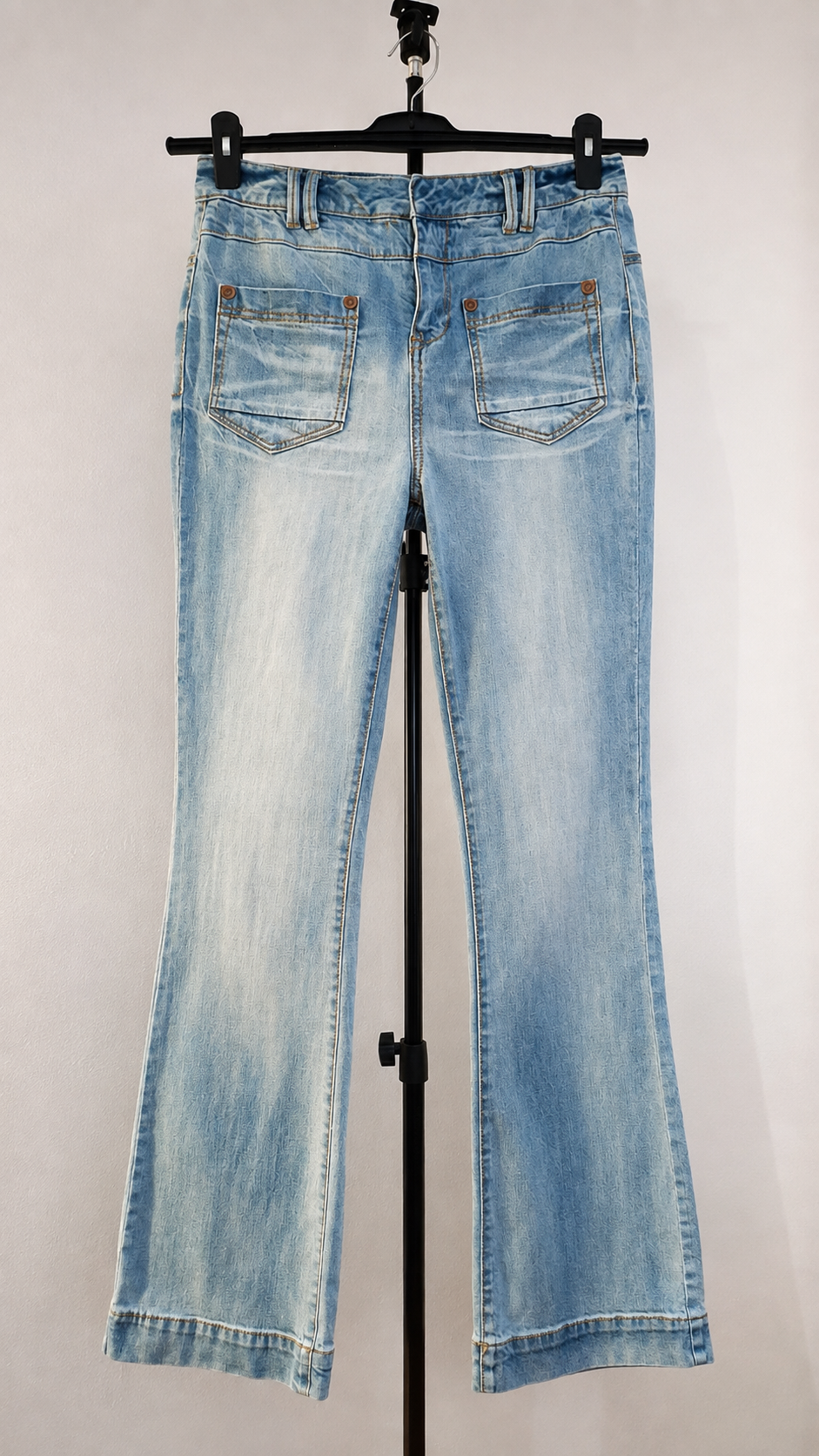 Light Wash Denim Jeans - Size 34 - Image 2
