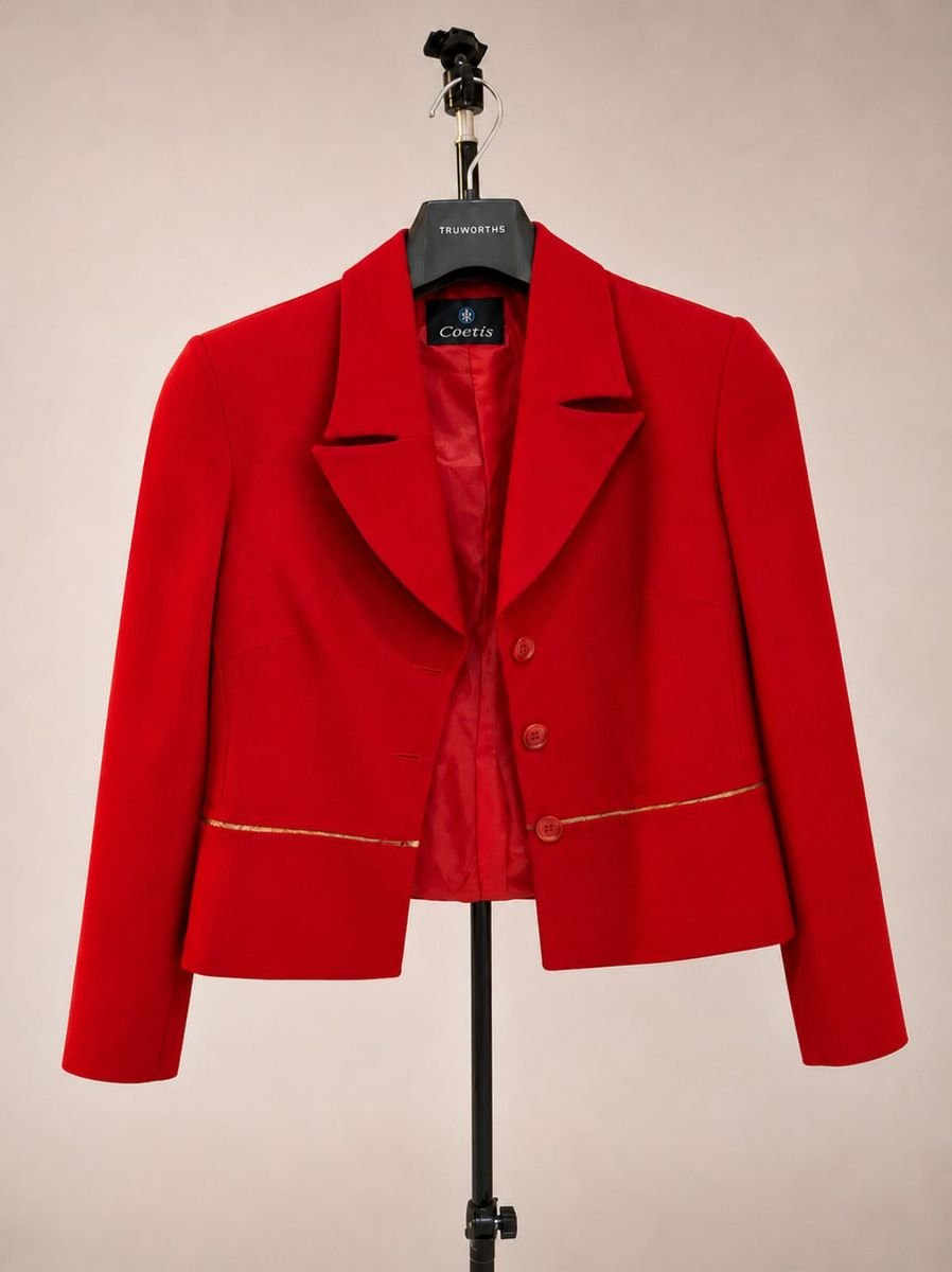 Red Statement Blazer - Size 32 - Image 4