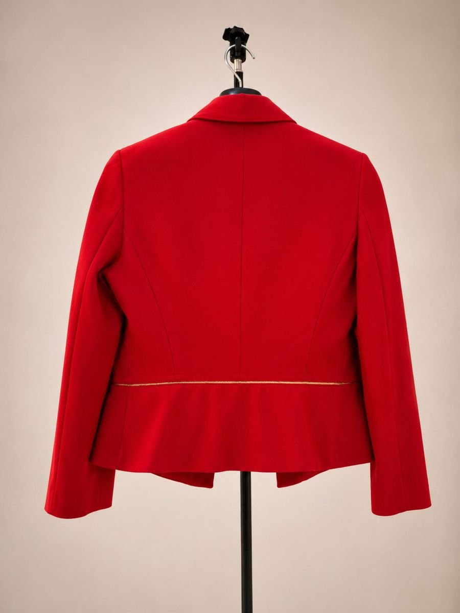 Red Statement Blazer - Size 32 - Image 2