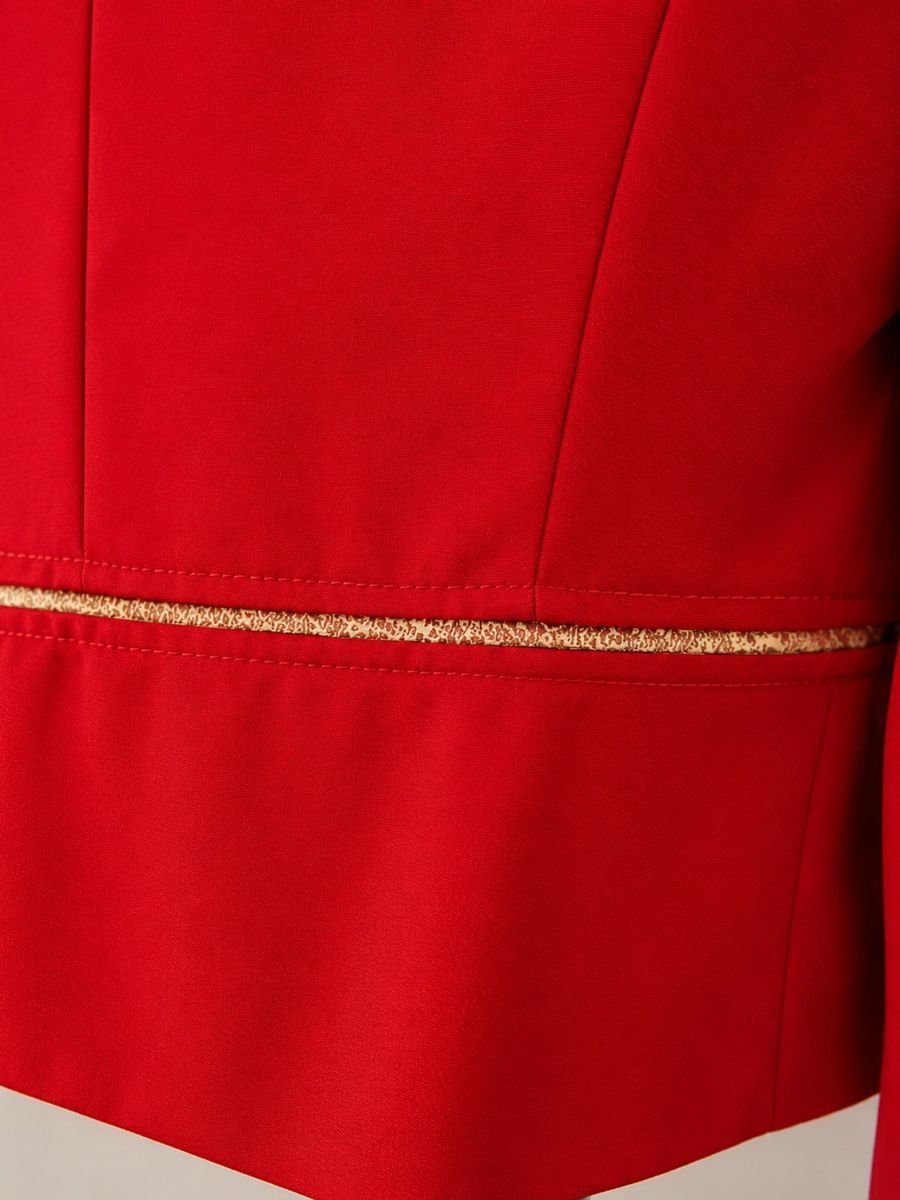 Red Statement Blazer - Size 32 - Image 3