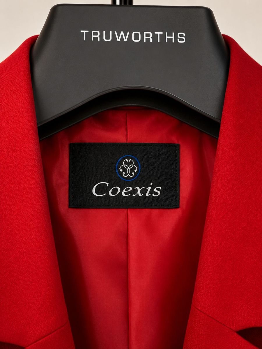Red Statement Blazer - Size 32 - Image 5
