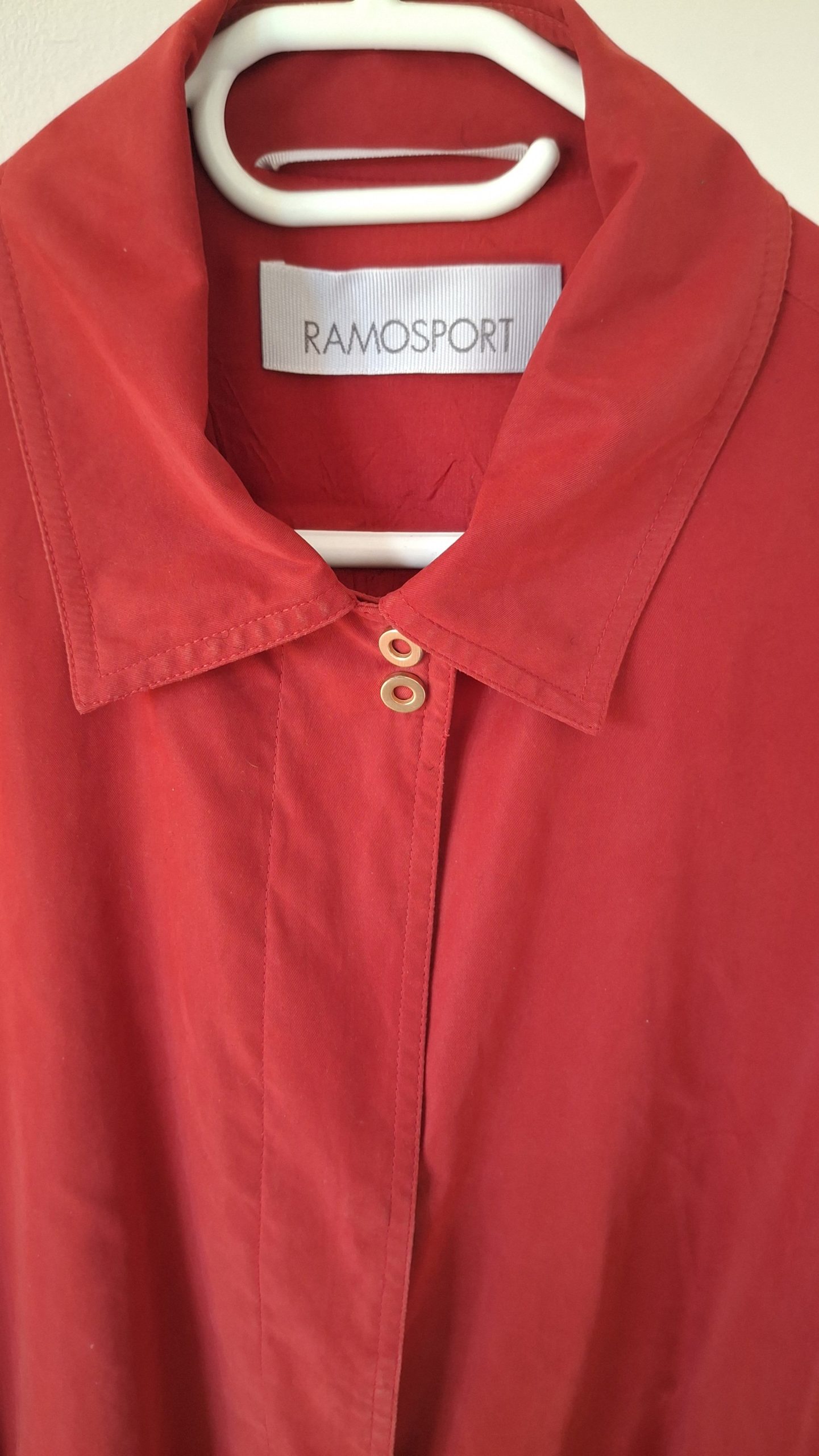 Red Lightweight Coat - Size 40 - Image 6